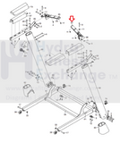 Used Proform Gold's Gym Treadmill Right Heart Rate Pulse Hand Sensor Plate 350087-hydrafitnessparts