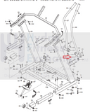 Used Proform Gold's Gym Weslo Treadmill Resistance Assembly 316450-hydrafitnessparts