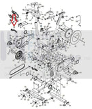 Used Proform Le Tour De France Cycle Bike Upper Wire Harness 321304-hydrafitnessparts