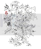Used Proform NordicTrack HealthRider Reebok Cycle Flange Screw 5/16" X 17MM 291494-hydrafitnessparts