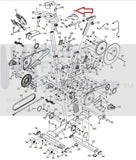 Used Proform NordicTrack Reebok Cycle Spin Bike Bottom Seat Pad 299311-hydrafitnessparts