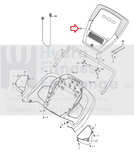 Used Proform Performance 400c Treadmill Display Console Panel 351161-hydrafitnessparts