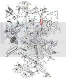 Used Proform Tour De France Cycle Spin Bike Right Magnet Cover 316964-hydrafitnessparts