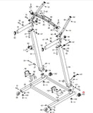 Used Proform Weslo Gold's Gym Treadmill Base End Cap 359271-hydrafitnessparts