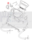 Used Proform XP Crosswalk 580 XP Trainer 580 Treadmill Left Console Cupholder 266503-hydrafitnessparts