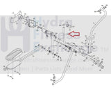 Used Reebok NordicTrack Elliptical Right Handlebar with Plate Ebony 260927-hydrafitnessparts