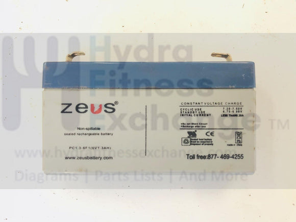 Used StairMaster Nautilus Stationary Bike Elliptical Stepper Lead Acid Battery 6v-hydrafitnessparts