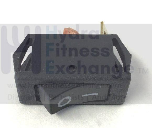 Used True Fitness Treadmill Power Entry On Off Switch 15A 9TCS9010-hydrafitnessparts