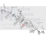 Used Vision Fitness Elliptical Flywheel Pulley with Axle 013299-Z-hydrafitnessparts