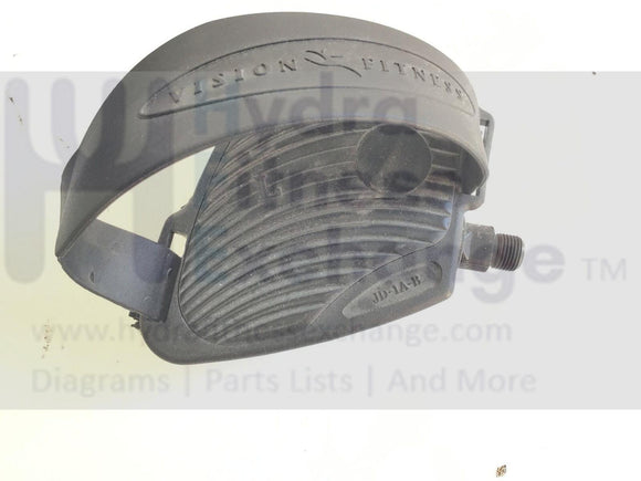 Used Vision & Life Fitness Recumbent Upright Stationary Bike Pedal Set 9/16