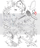 Used Weslo Epic Gold's Gym HealthRider Recumbent Bike Polly Drive Belt 350"6 189293-hydrafitnessparts