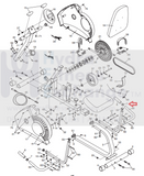 Used Weslo Image NordicTrack Recumbent Bike Resistance Seat Handle End Cap 163342-hydrafitnessparts