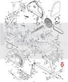 Used Weslo Proform Recumbent Bike Front Rear Stabilizer End Cap 185674-hydrafitnessparts