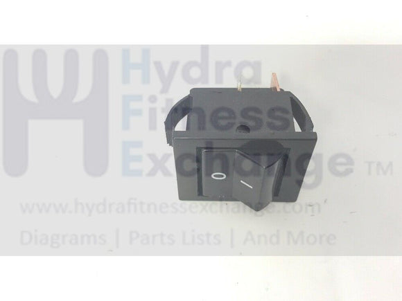 Used Woodway DESMO-S Treadmill Power Entry On Off Switch-hydrafitnessparts