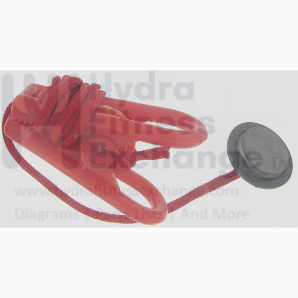 VISION FITNESS Treadmill Round Safety Key Set 013860-B Simple Deluxe Premier Consoles-hydrafitnessparts