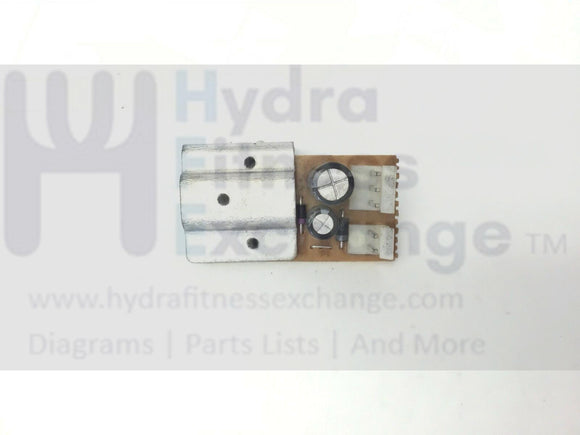 Vision Fitness Elliptical Capacitor Circuit Control Controller Board with Frame Z3260121-hydrafitnessparts