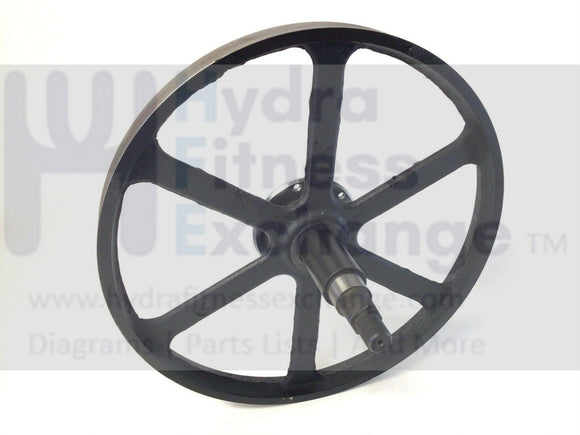 Vision Fitness Elliptical Crank Axle Drive Set With Flywheel 0000092080-hydrafitnessparts