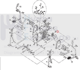 Vision Fitness Elliptical Crank Axle Drive Set With Flywheel 1000204086-hydrafitnessparts