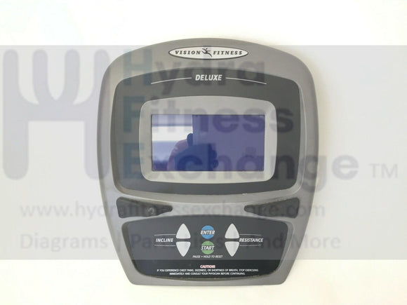 Vision Fitness Elliptical Display Console Assembly 1000210074-hydrafitnessparts