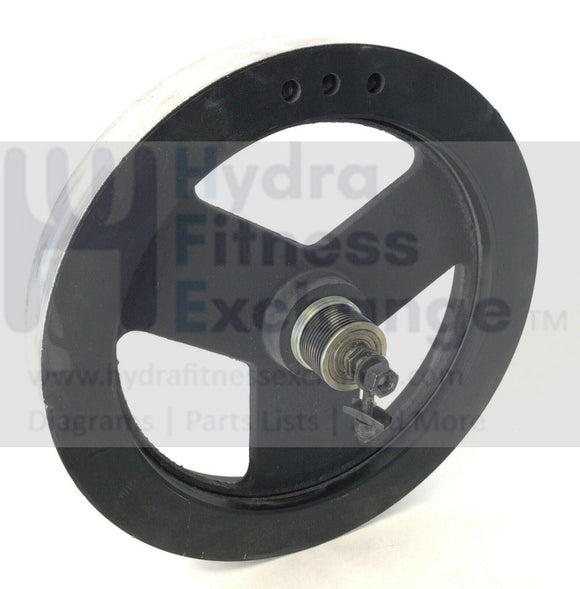 Vision Fitness Elliptical Flywheel Pulley with Axle 013299-Z-hydrafitnessparts