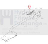 Vision Fitness Elliptical Left Link Arm End Cap LP80-013 0000081253-hydrafitnessparts