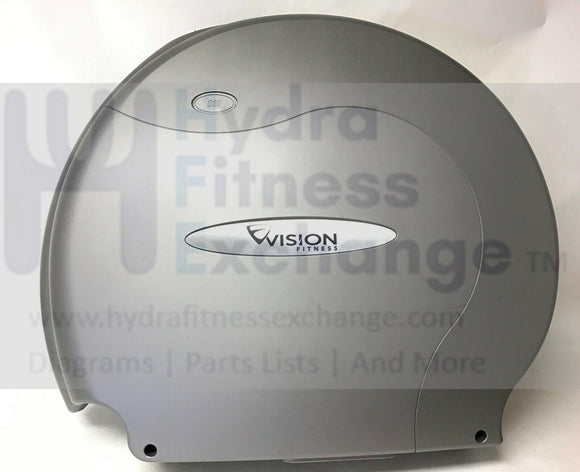 Vision Fitness Elliptical Left Side Shield Cover EP80-Q01 1000228510-hydrafitnessparts