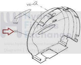 Vision Fitness Elliptical Left Side Shield Cover EP80-Q01 1000230458-hydrafitnessparts