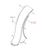 Vision Fitness Elliptical Service Cover 1000228512-hydrafitnessparts