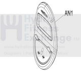 Vision Fitness R10 U10 Recumbent Bike Display Console Assembly 1000231296-hydrafitnessparts