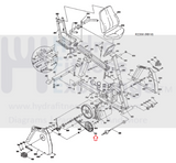 Vision Fitness R2200 R2600i Net TV Recumbent Bike Crank Arm Pulley 015975-Z-hydrafitnessparts
