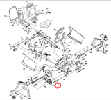 Vision Fitness R2600HRC R2600HRT Stationary Bike Drive Pulley Assembly 025863-Z-hydrafitnessparts
