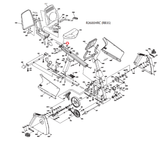 Vision Fitness R2600HRC - RB35 -1998 Stationary Bike Aluminum Seat Rail 025865-Z-hydrafitnessparts