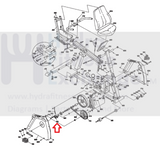 Vision Fitness Recumbent Bike Idler Belt Pulley Tensioner 025967-Z-hydrafitnessparts