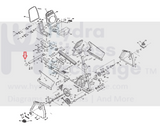 Vision Fitness Recumbent Bike Rear Foot End Cap 000496-00-hydrafitnessparts