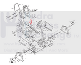 Vision Fitness Recumbent Bike Seat Rail Frame End Cap 001404-C-hydrafitnessparts