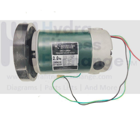 Vision Fitness Residential Treadmill DC Drive Motor 2.0HP 026570-Z1 JM01-001-hydrafitnessparts