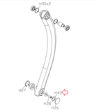 Vision Fitness S60 S70 S7100HRT S7200HRT Elliptical Wavy Washer 0000083769-hydrafitnessparts