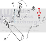 Vision Fitness T40 T80 TF40 TF20 Treadmill Handlebar Wire Harness 1000223397-hydrafitnessparts