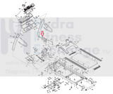 Vision Fitness T7200 T8200 T9250 Treadmill Cable Console 8 Pin 035097-AA-hydrafitnessparts