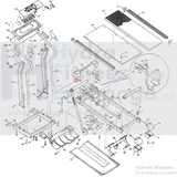 Vision Fitness T8100 T8200 T7200 TM10 Treadmill Front Drive Roller 016376-Z-hydrafitnessparts