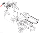 Vision Fitness T9300 T9300HRT Treadmill Display Console Panel 002930-A DGA3J-4L-hydrafitnessparts