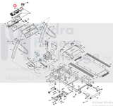 Vision Fitness T9500HRT T9400HRT T9300 Treadmill Overlay Console Panel 002850-A-hydrafitnessparts