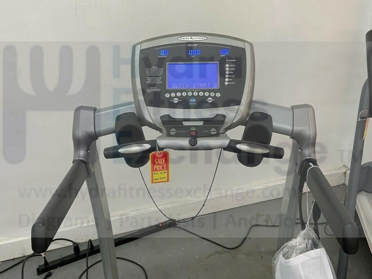 Vision Fitness T9550 Foldable Treadmill – hydrafitnessparts