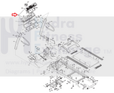 Vision Fitness T9600HRT Treadmill Display Console Assembly 026618-Z13-hydrafitnessparts