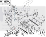 Vision Fitness TF20 T40 TF40 Treadmill Motor Hood Shroud Cover 1000231802-hydrafitnessparts