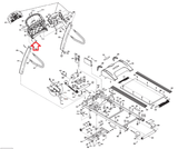 Vision Fitness Treadmill Handle Bar without Heart Rate 018095-AA-hydrafitnessparts