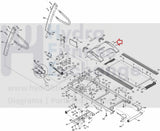 Vision Fitness Treadmill Motor Hood Shroud Cover 026411-Z-hydrafitnessparts