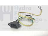 Vision Fitness Treadmill Power Entry Socket Input Module with Wire 1000223374-hydrafitnessparts