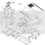 Vision Fitness Treadmill Socket Cap Screw M8x1.25Px80L-20L 004551-ZA-hydrafitnessparts