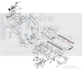 Vision Fitness Treadmill Walking Running Deck Platform 1000210086-hydrafitnessparts